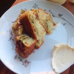 Baked potato bing bread, Parchute