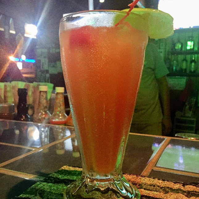 Rum punch, Carlo & Ernie's Runway Bar