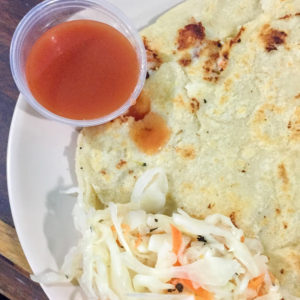 Seafood pupusa, Waruguma