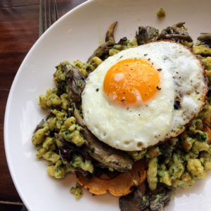 Black pepper spaetzle, Lula Cafe